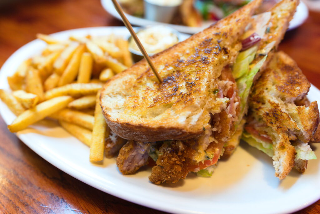 Toast med kylling og Parmesan